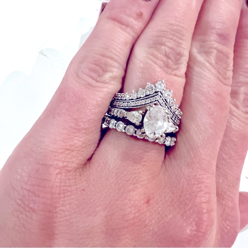 pandora princess wishbone ring | size 6 | nwt - Picture 6 of 8